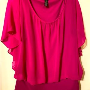 Casual Top Magenta